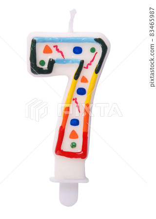 Birthday candles in the form of figures (numbers, dates) for cake. Birthday candles in the form of figures (numbers, dates) for cake. 83465987