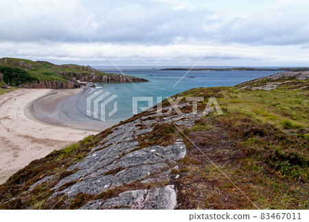 Sandy Ceannabeinne Beach - Durness - Scotland 83467011