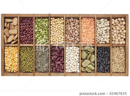 set of 16 legume samples set of 16 legume samples 83467635
