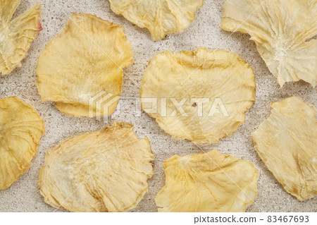 yacon tuber slices 83467693