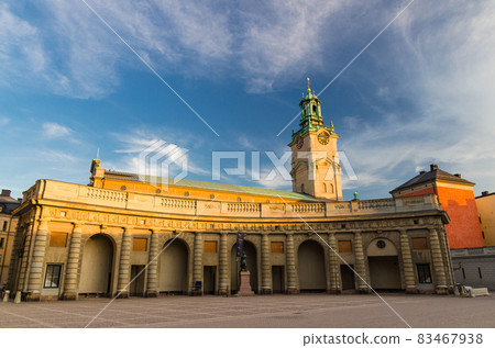 Courtyard square of Swedish Royal Palace, Stockholm, Sweden 83467938