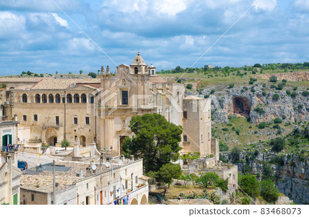 Convent of Saint Agostino church in Sasso Barisano, Matera, Italy 83468073