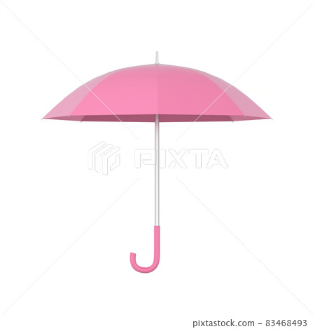 Blank opened umbrella Blank opened umbrella 83468493