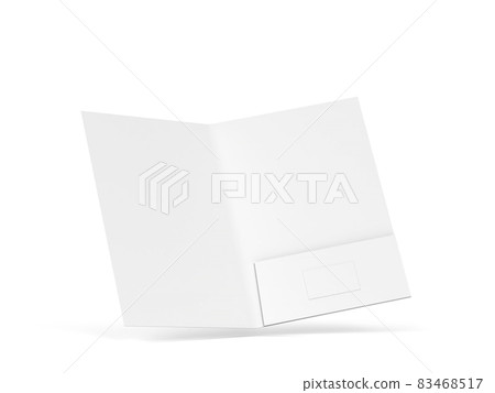 Blank folder with business card mockup Blank folder with business card mockup 83468517