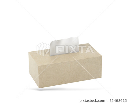 Blank tissue box mockup 83468613