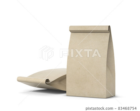 Paper bag packaging mockup Paper bag packaging mockup 83468754