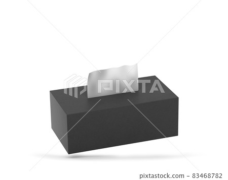 Blank tissue box mockup Blank tissue box mockup 83468782