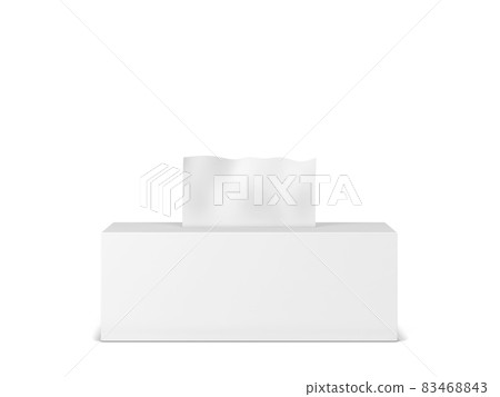 Blank tissue box mockup 83468843