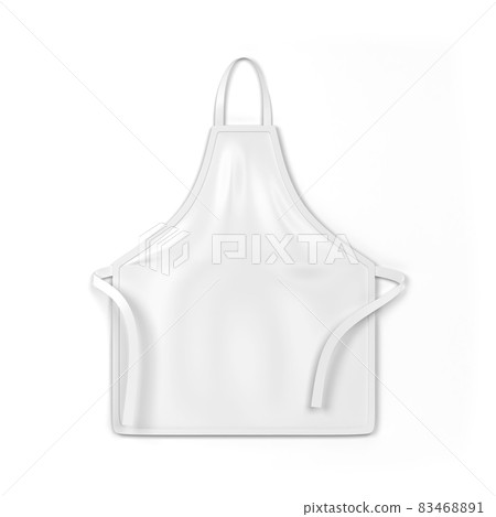Blank kitchen apron mockup 83468891