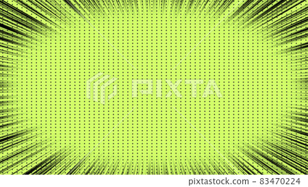 Manga anime style effect Concentrated line, background color, 4K 83470224