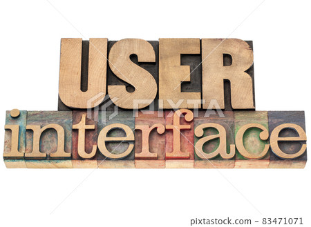 user interface in wood type user interface in wood type 83471071