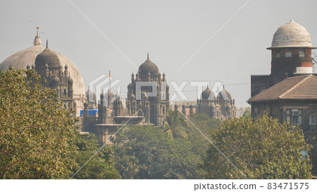 The domes of the buildings in Mumbai. India. The domes of the buildings in Mumbai. India. 83471575