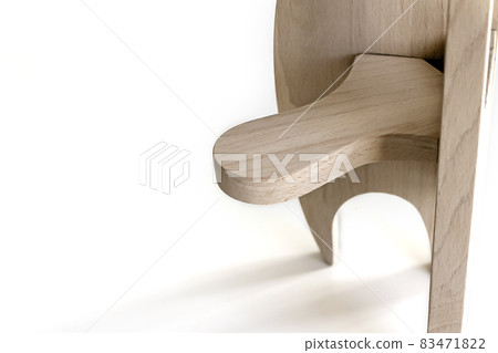 A wooden block for working with an iron, for wet-heat treatment of clothes. 83471822