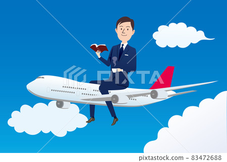 舒適的飛機之旅_機上閱讀 83472688