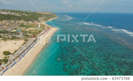 Aerial view Pantai Pandawa beach in Bali. Indonesia. 83473766