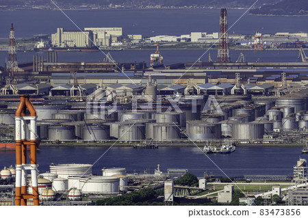 Mizushima Seaside Industrial Zone ENEOS Kurashiki City, Okayama Prefecture Mizushima Seaside Industrial Zone ENEOS Kurashiki City, Okayama Prefecture 83473856