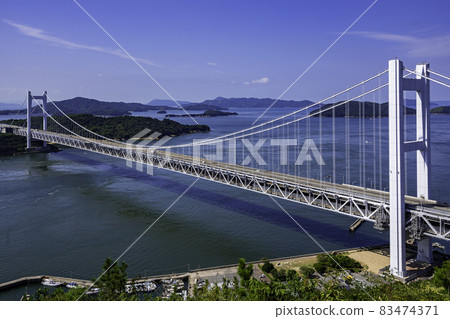 岡山縣瀨戶大橋下津瀨戶大橋倉敷市 83474371