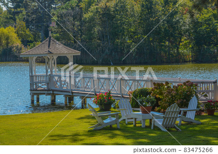 A beautiful view of the Gazebo on Silver Lake in Rehoboth Beach, Sussex County, Delaware A beautiful view of the Gazebo on Silver Lake in Rehoboth Beach, Sussex County, Delaware 83475266