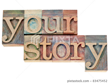 your story text in wood type your story text in wood type 83475452