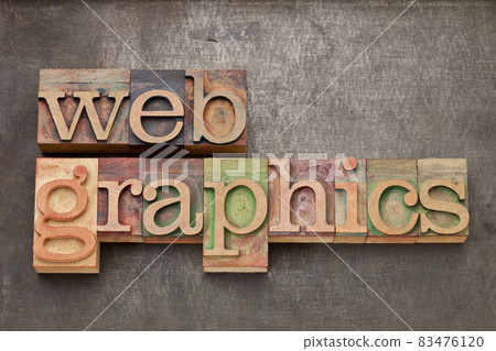 web graphics in wood type web graphics in wood type 83476120