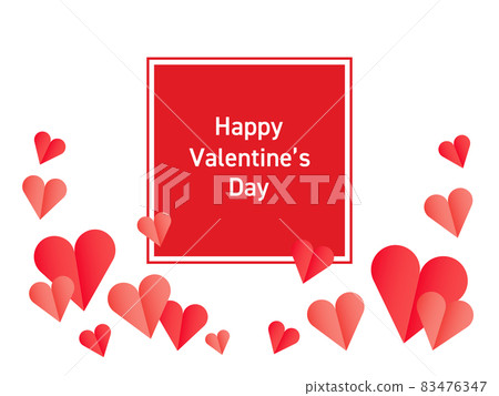 Valentine image with many heart marks Valentine image with many heart marks 83476347
