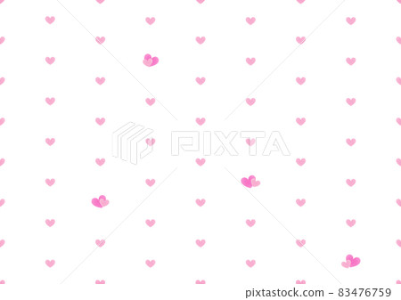 Heart seamless dot background illustration 2 83476759