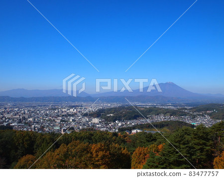 Iwayama Observatory in autumn colors 83477757