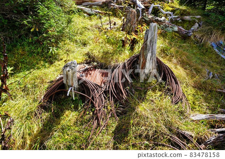 Wire abandoned at Okuchausan North Observatory Wire abandoned at Okuchausan North Observatory 83478158