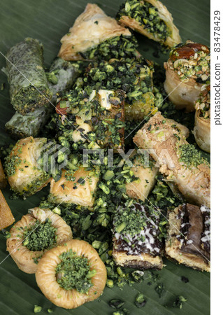 baklava middle eastern sweet dessert pastry cakes in istanbul turkey baklava middle eastern sweet dessert pastry cakes in istanbul turkey 83478429