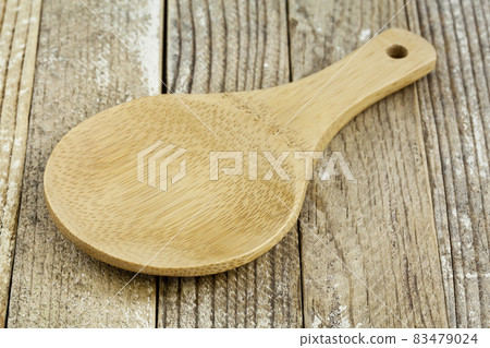 empty bamboo spoon empty bamboo spoon 83479024