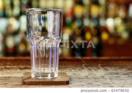 Empty beer glass at the bar Empty beer glass at the bar 83479630