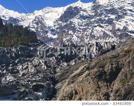 中國雲南香格里拉德欽明永冰川 中國雲南香格里拉德欽明永冰川 83481808