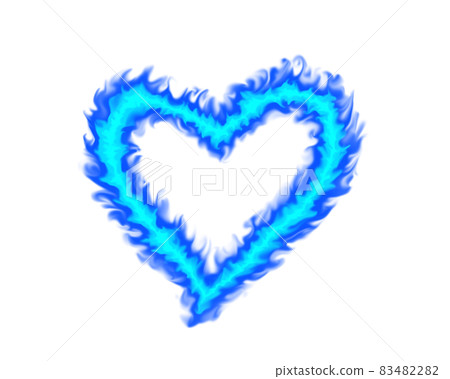 藍色火焰的心 83482282