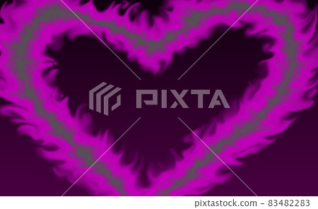 紫色暗焰心環或黑色背景 83482283