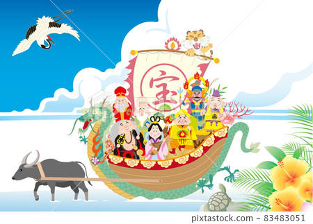 Seven Lucky Gods, Fortune God Treasure Ship 83483051