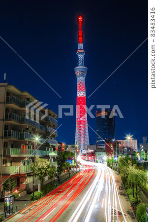 東京晴空塔 Kimetsu no Yaiba 點亮 83483416
