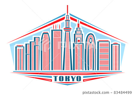 Vector illustration of Tokyo Vector illustration of Tokyo 83484499
