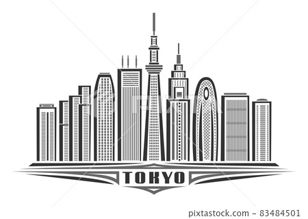 Vector illustration of Tokyo Vector illustration of Tokyo 83484501