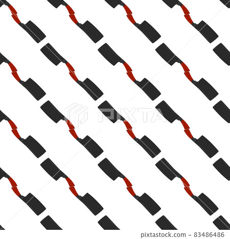Illustration on theme pattern steel axes with wooden handle 83486486