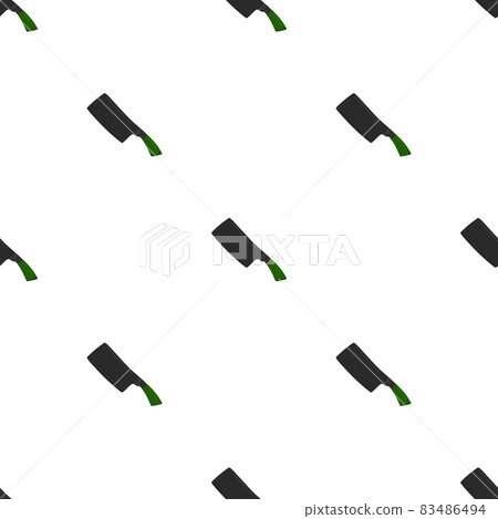 Illustration on theme pattern steel axes with wooden handle 83486494