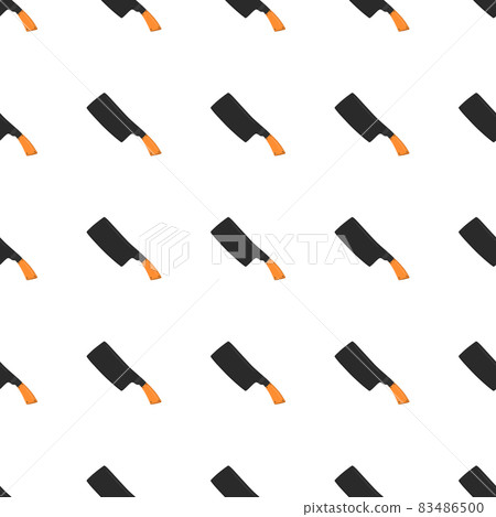 Illustration on theme pattern steel axes with wooden handle 83486500