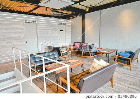 Inside the cafe 83486896