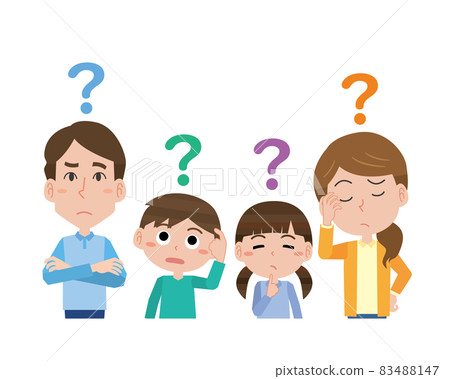 Family wondering Family wondering 83488147