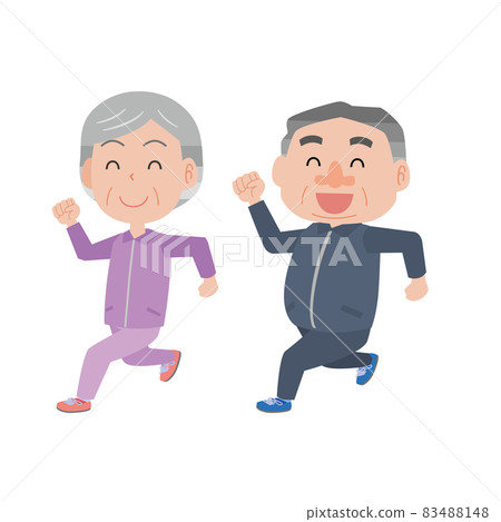 An exercising couple An exercising couple 83488148