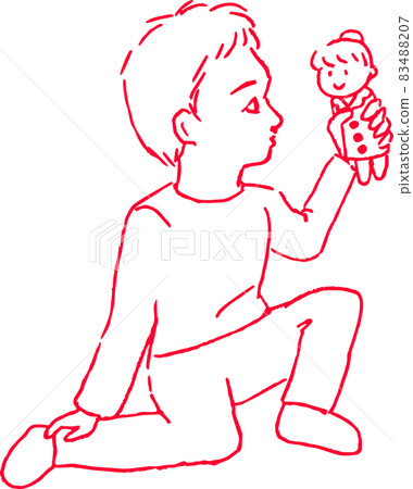 有醫生娃娃的男孩 有醫生娃娃的男孩 83488207