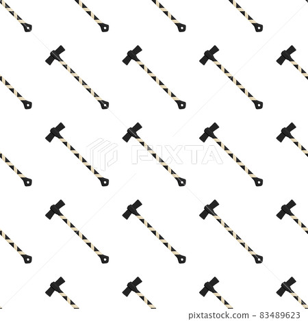 Illustration on theme pattern steel axes with wooden handle Illustration on theme pattern steel axes with wooden handle 83489623