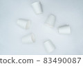 Recycling concept (disposable paper cups) 83490087
