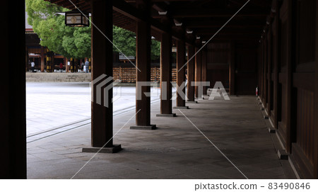 寺廟的走廊 寺廟的走廊 83490846