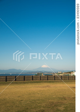 Mt. Fuji from Shonan Kugenumakaigan 83490989
