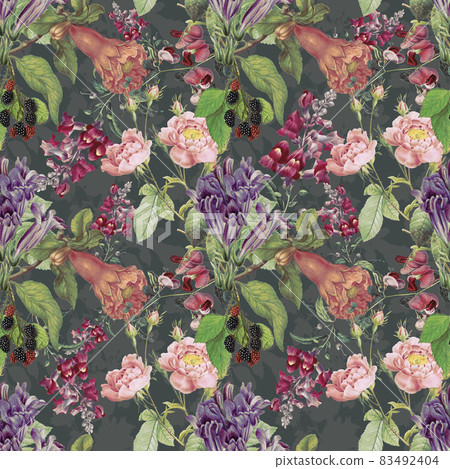 Floral texture material 83492404